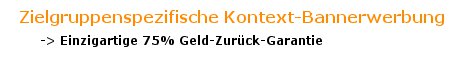 Kontext Bannerwerbung auf MoW
