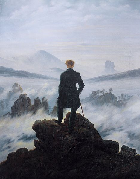 Caspar David Friedrich - Der Wanderer über dem Nebelmeer