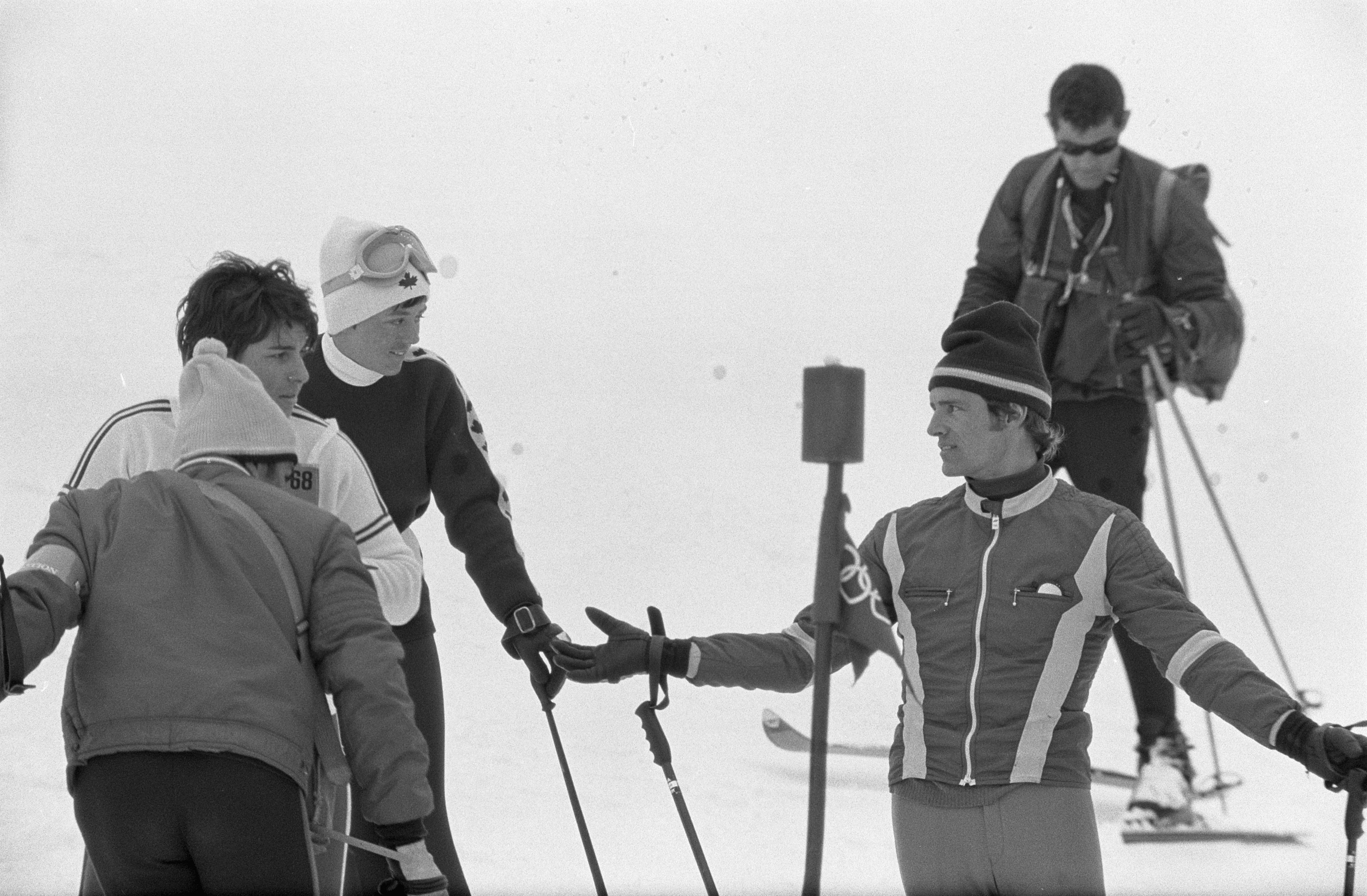 Jean Claude Killy bei den Olympischen Spielen in Grenoble