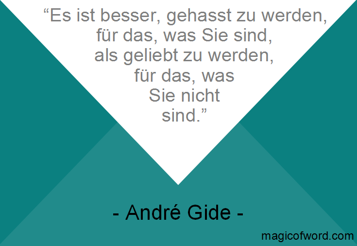 Zitat von André Gide