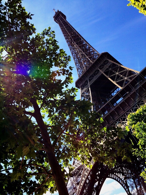 Sprachreisen nach Frankreich - Blick auf den Eiffelturm in Paris