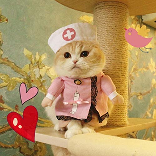 Krankenschwester Kostüm für Ihre Katze