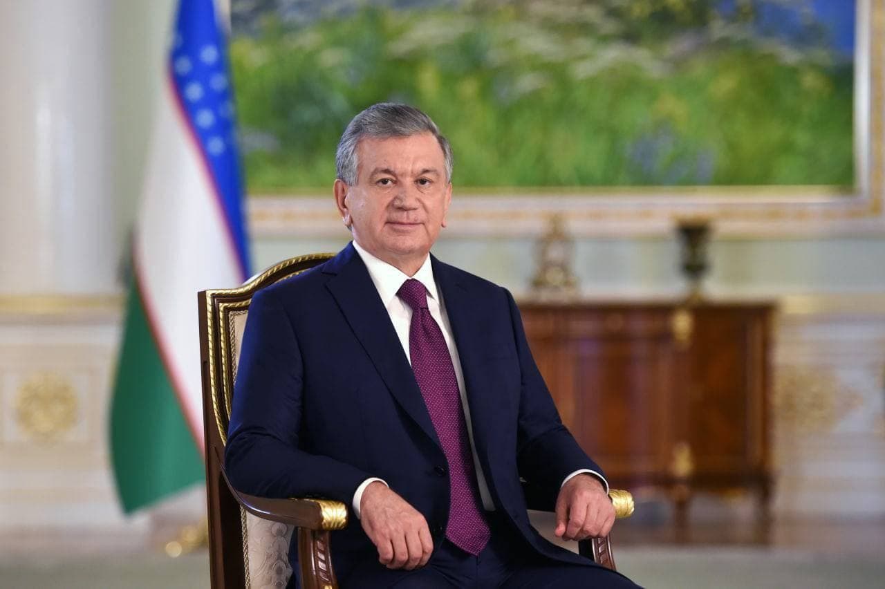 Präsident Usbekistan Shavkat Mirziyoyev 1