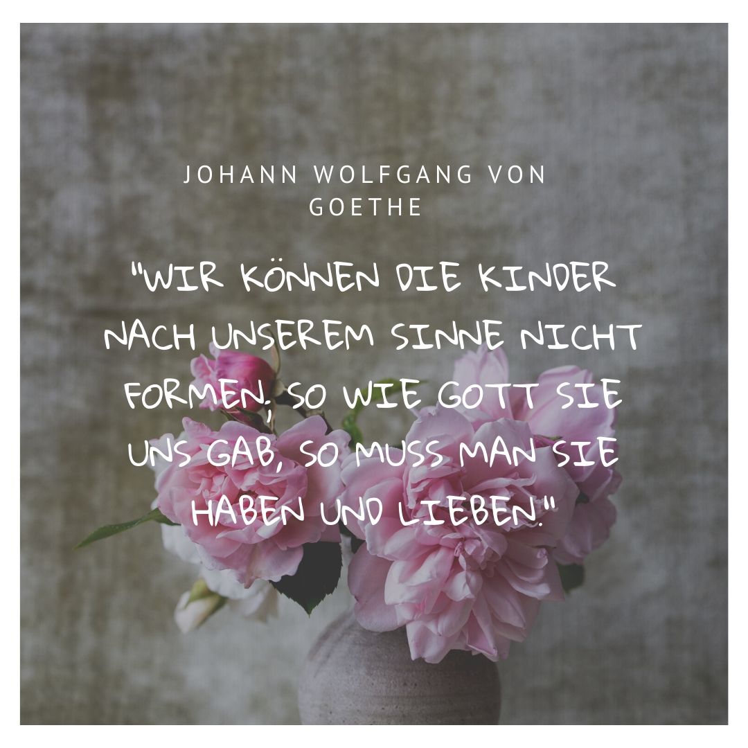 Spruch zur Erstkommunion von Johann Wolfgang von Goethe