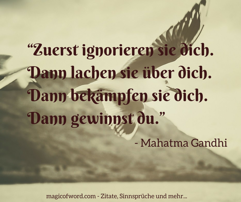 Zitat von Mahatma Gandhi