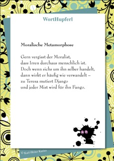 WortHupferl von Karl-Heinz Karius - Django Teresa WortHupferl von Karl-Heinz Karius - Django Teresa